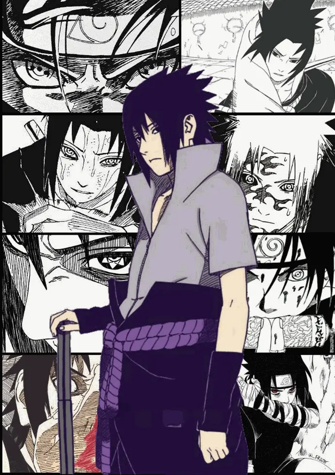 SASUKE MANGA POSTER